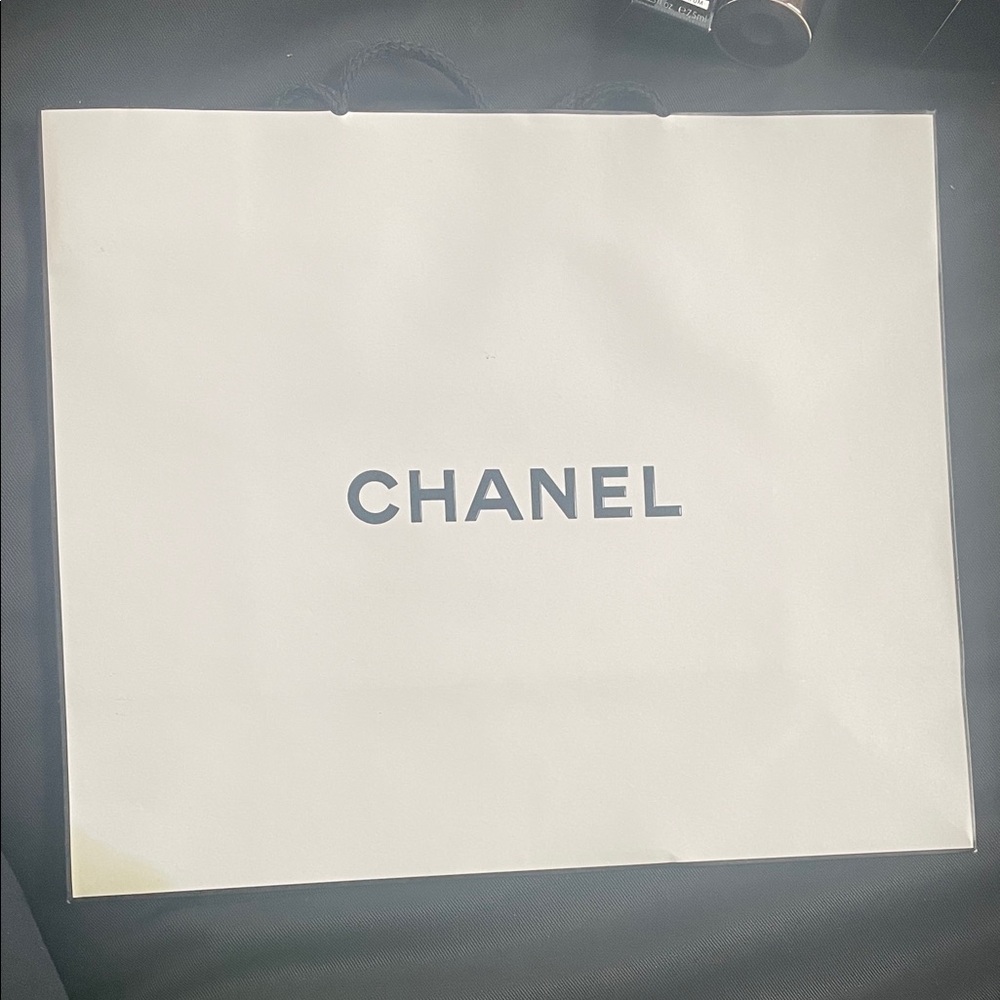 CLEARANCE! CHANEL Classic White Bag and Black bag bundle